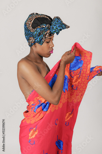 Beautiful African Xhosa female model photo