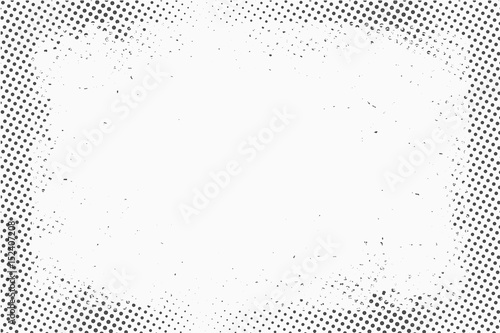 Halftone dots. Monochrome vector texture background for prepress, DTP, comics, poster. Pop art style template