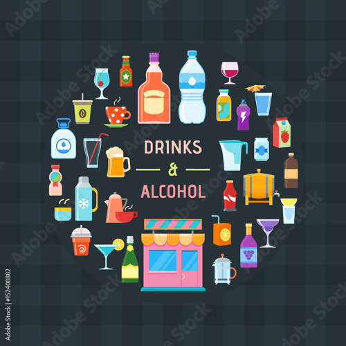 drinks and alcohol banner