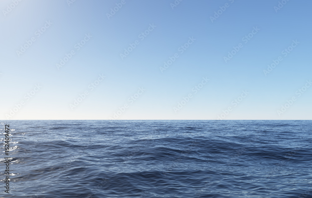 Obraz premium blue sky and ocean