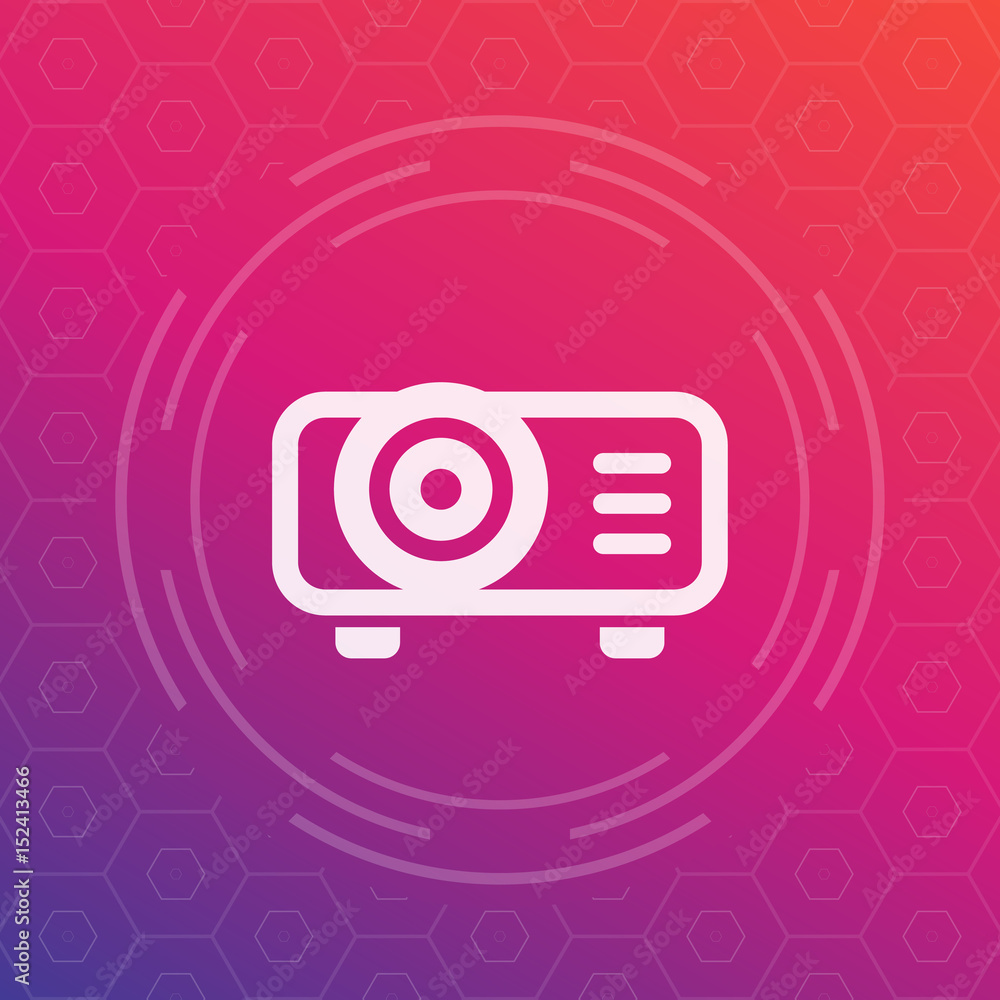 Projector vector icon Projector vector icon