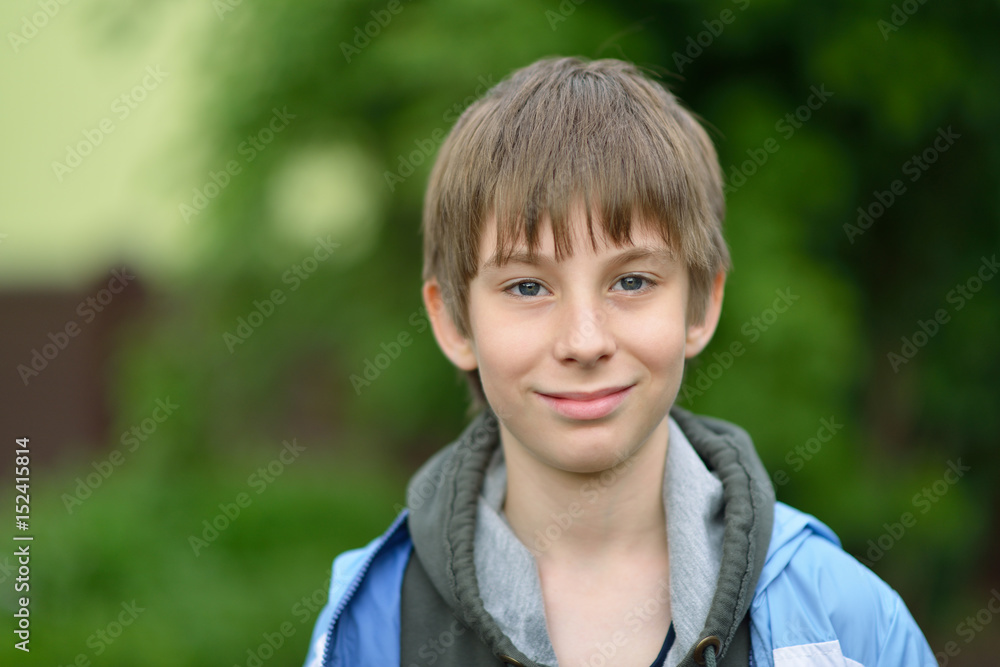 Boy. Outdoor portrait of 11 years old teenager. Handsome young boy. Child's portrait. Boy. Outdoor portrait of 11 years old teenager. Handsome young boy. Child's portrait.