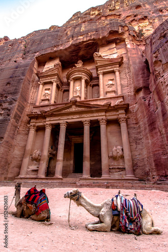 "The Treasury" in Petra; Jordan