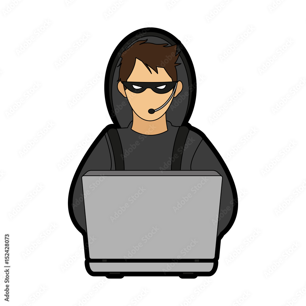 male hacker icon image vector illustration design male hacker icon image vector illustration design