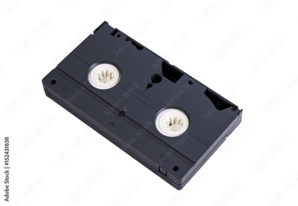 Video cassette isolated on white background. Video cassette VHS Video cassette isolated on white background. Video cassette VHS