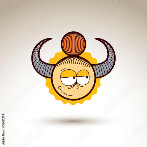 Vector hand drawn skeptic g...