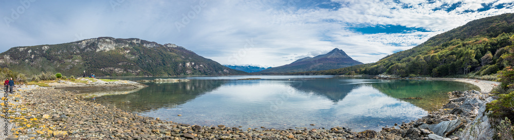 Panoramic landscape of Tierra del Fuego National Park, Patagonia