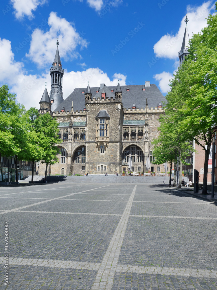 Aachen Rathaus und Katschhof