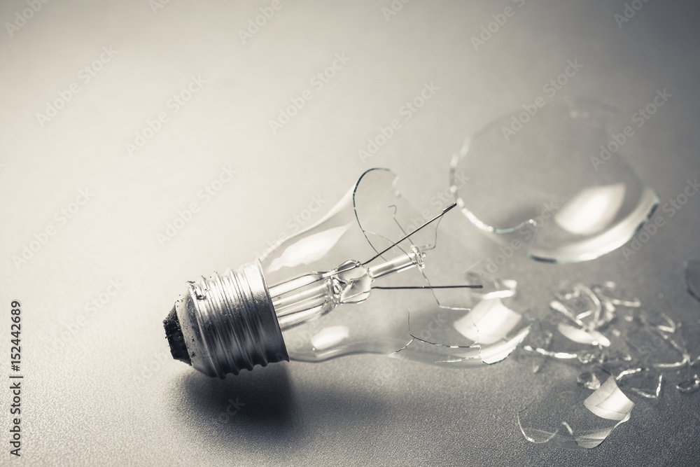 Broken Light Bulb Broken Light Bulb