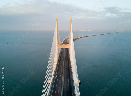 Fotografie Vasco da Gama Bridge - Lisbon - Portugal