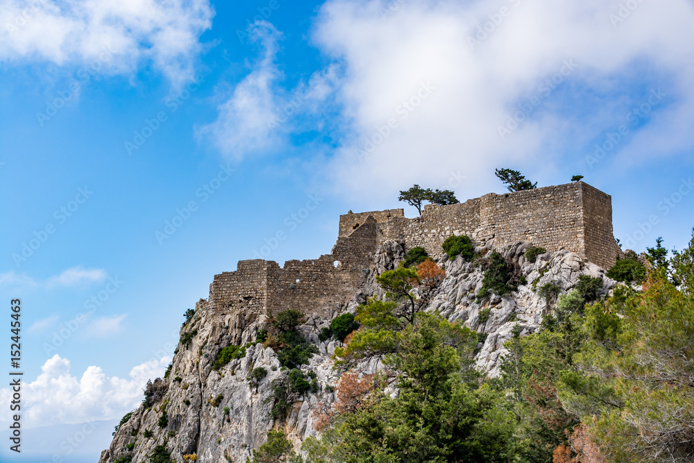 Monolithos castle, Rhodes island, Greece