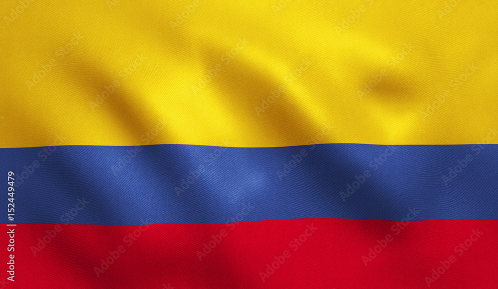Fototapeta premium Colombia Flag