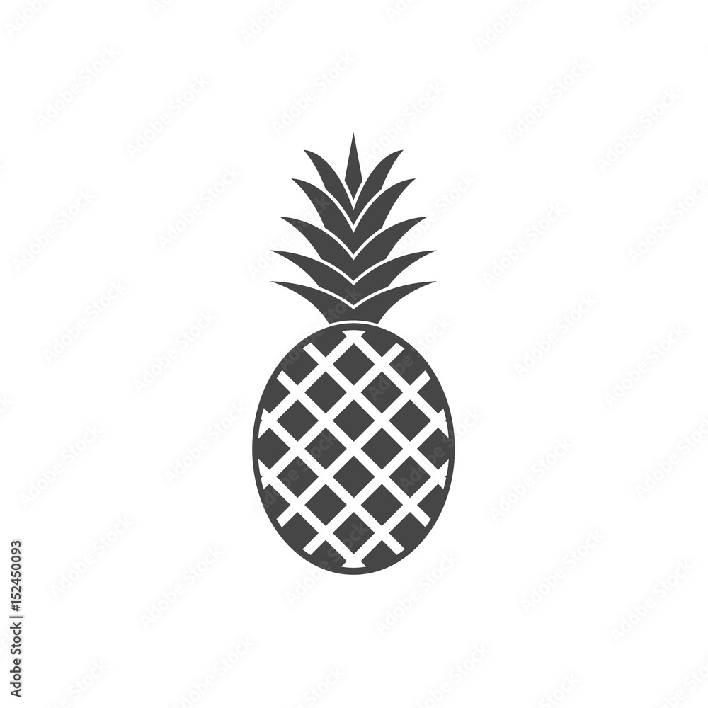 Pineapple Icon - Illustration Pineapple Icon - Illustration