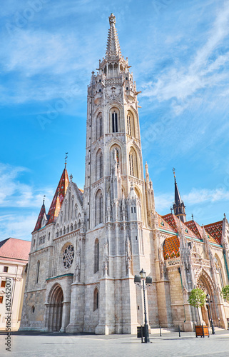Foto Saint matthias church in the Budapest city centre. Hungary.