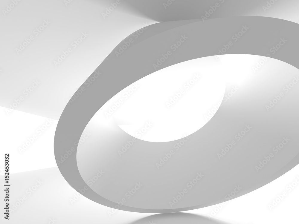 Futuristic White Architecture Design Background Futuristic White Architecture Design Background