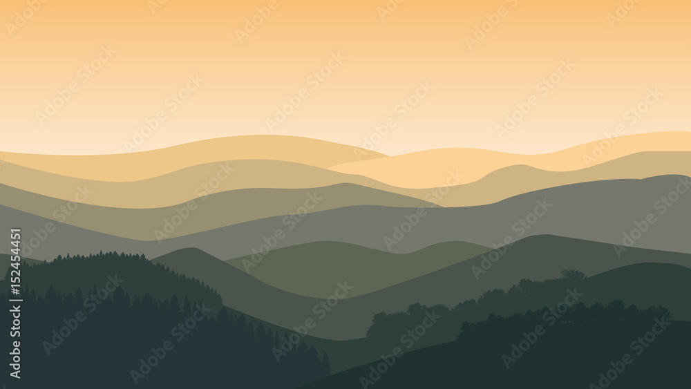 Mountain landscape Mountain landscape