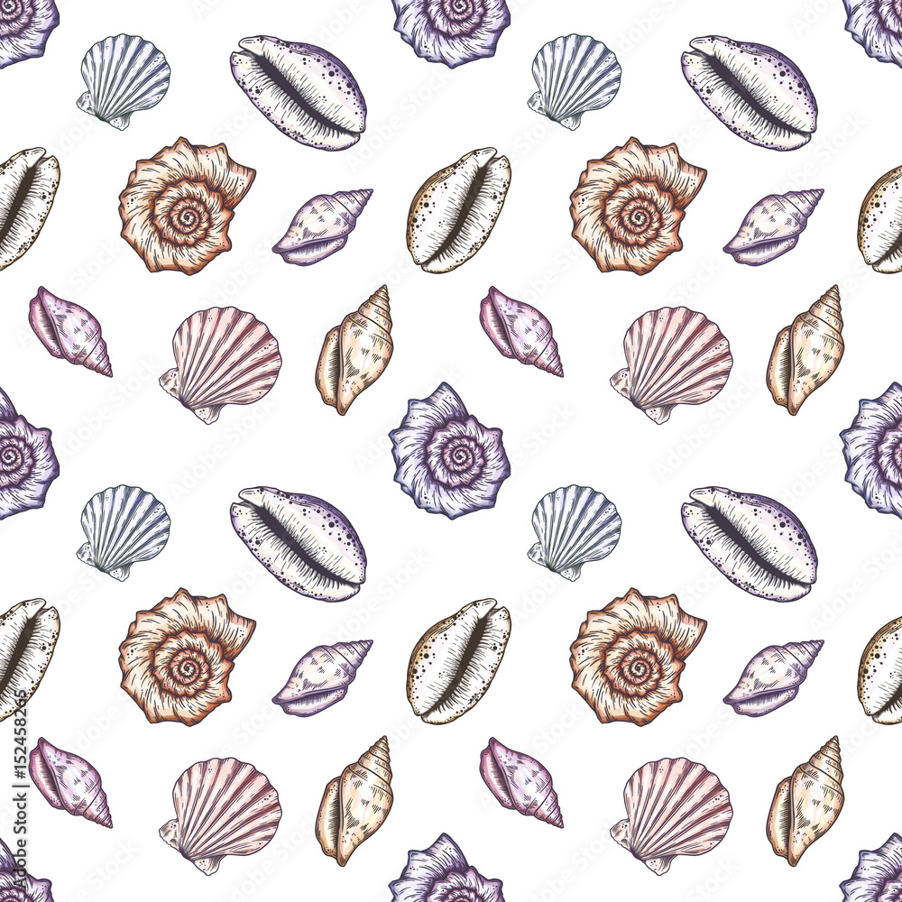 Hand drawn marine background. Hand drawn marine background.