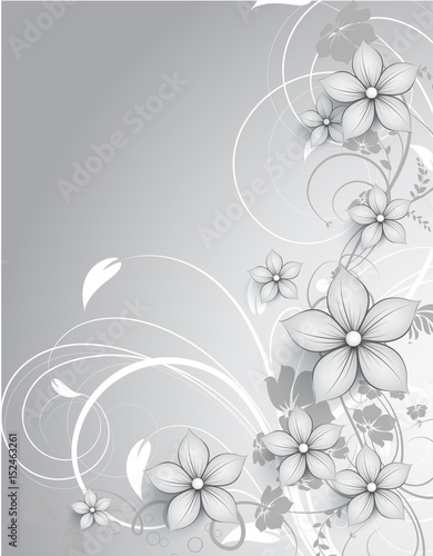 Abstract floral background for design 