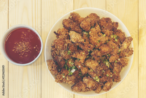 Chicken fried, vintage filt...