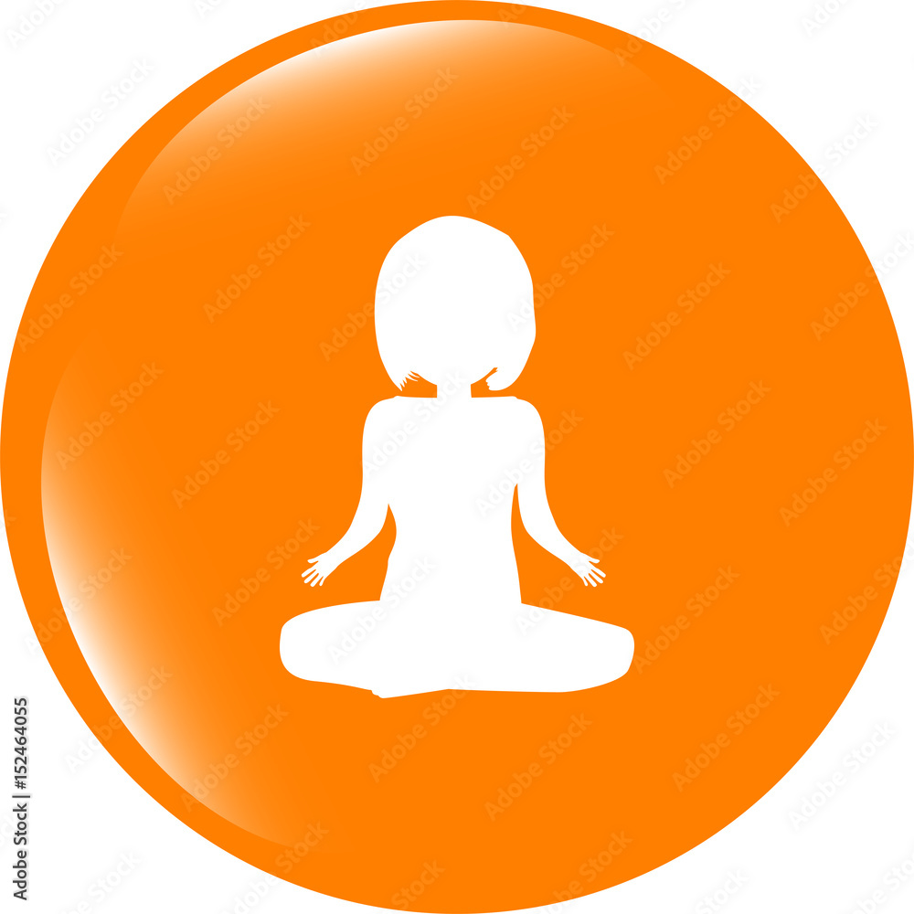 woman glossy web icon on white background woman glossy web icon on white background