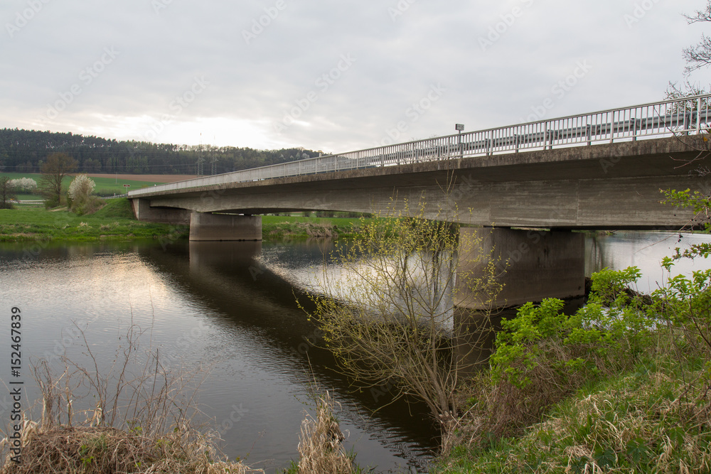 Fototapeta premium bridge over river