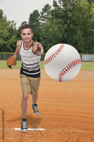 Man Baseball Player