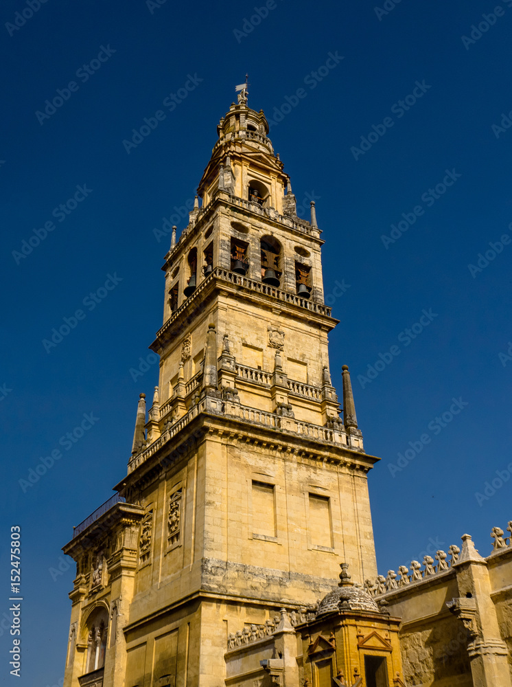 Tower-Bell tower of the Cathedral of Cordoba.
