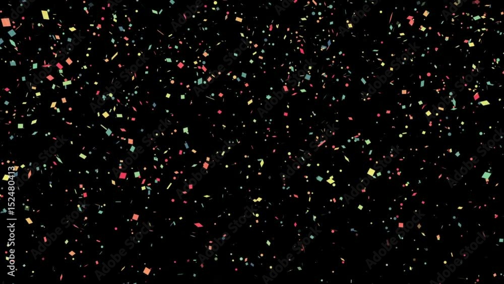 Background of multi-colored flying confetti Background of multi-colored flying confetti