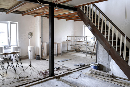 Sanierung * Wohnzimmer Kernsanierung8
