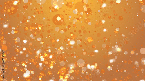 Gold bokeh abstract background defocused lights