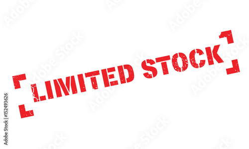 Limited Stock rubber stamp. Grunge design with dust scratches. Effects can be easily removed for a clean, crisp look. Color is easily changed.