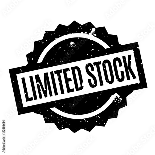 Limited Stock rubber stamp. Grunge design with dust scratches. Effects can be easily removed for a clean, crisp look. Color is easily changed.