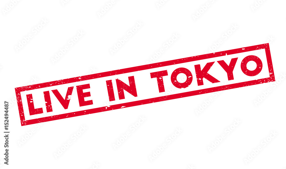 Live In Tokyo rubber stamp. Grunge design with dust scratches. Effects can be easily removed for a clean, crisp look. Color is easily changed. Live In Tokyo rubber stamp. Grunge design with dust scratches. Effects can be easily removed for a clean, crisp look. Color is easily changed.