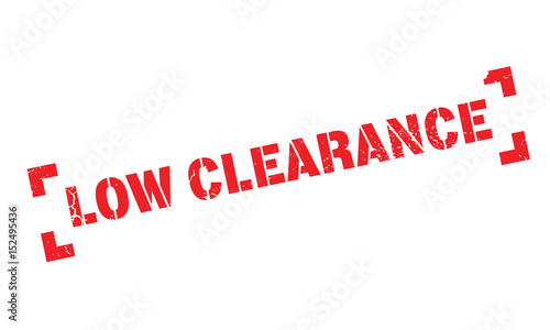 Low Clearance rubber stamp. Grunge design with dust scratches. Effects can be easily removed for a clean, crisp look. Color is easily changed.
