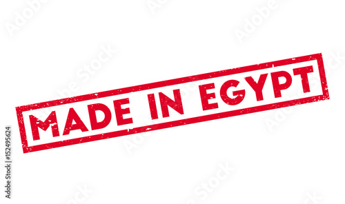 Made In Egypt rubber stamp. Grunge design with dust scratches. Effects can be easily removed for a clean, crisp look. Color is easily changed.