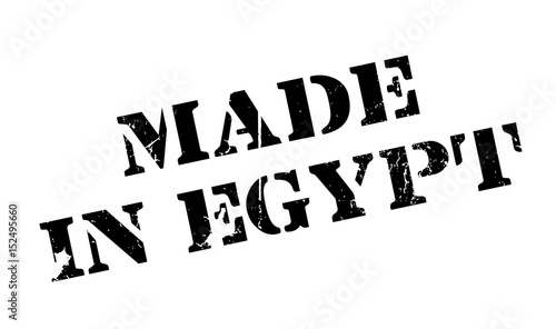Made In Egypt rubber stamp. Grunge design with dust scratches. Effects can be easily removed for a clean, crisp look. Color is easily changed.