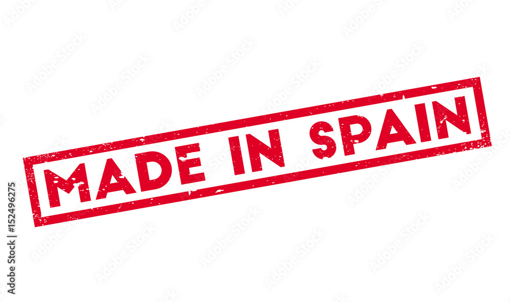 Made In Spain rubber stamp. Grunge design with dust scratches. Effects can be easily removed for a clean, crisp look. Color is easily changed. Made In Spain rubber stamp. Grunge design with dust scratches. Effects can be easily removed for a clean, crisp look. Color is easily changed.