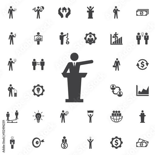 Speaker man Icon.
