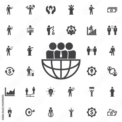 International Team work icon.