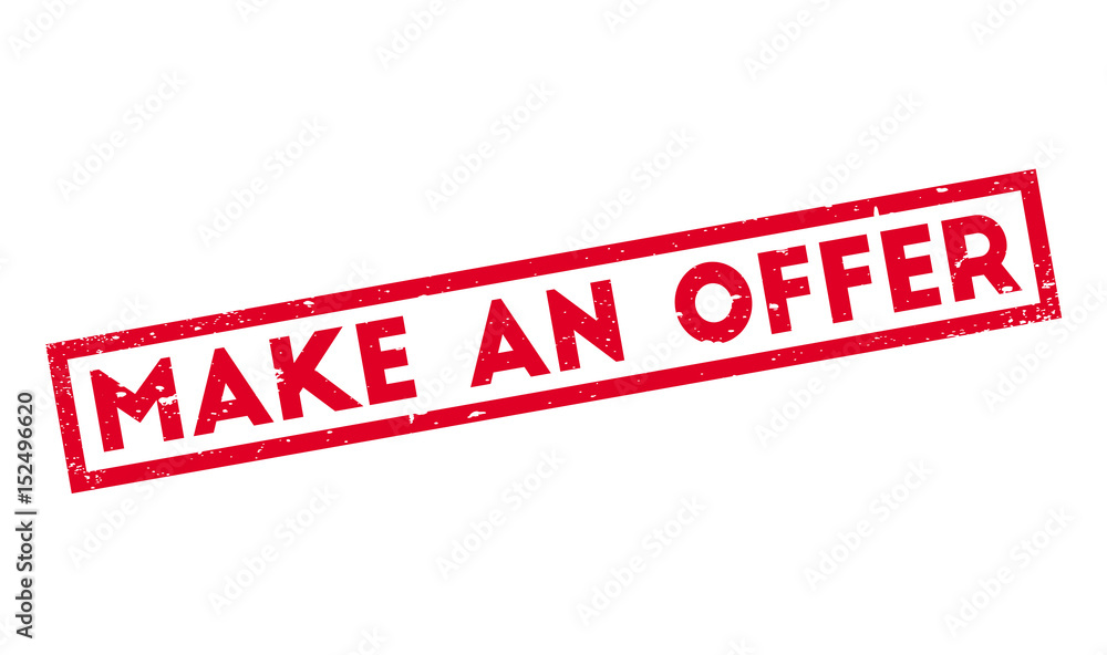 Make An Offer rubber stamp. Grunge design with dust scratches. Effects can be easily removed for a clean, crisp look. Color is easily changed. Make An Offer rubber stamp. Grunge design with dust scratches. Effects can be easily removed for a clean, crisp look. Color is easily changed.