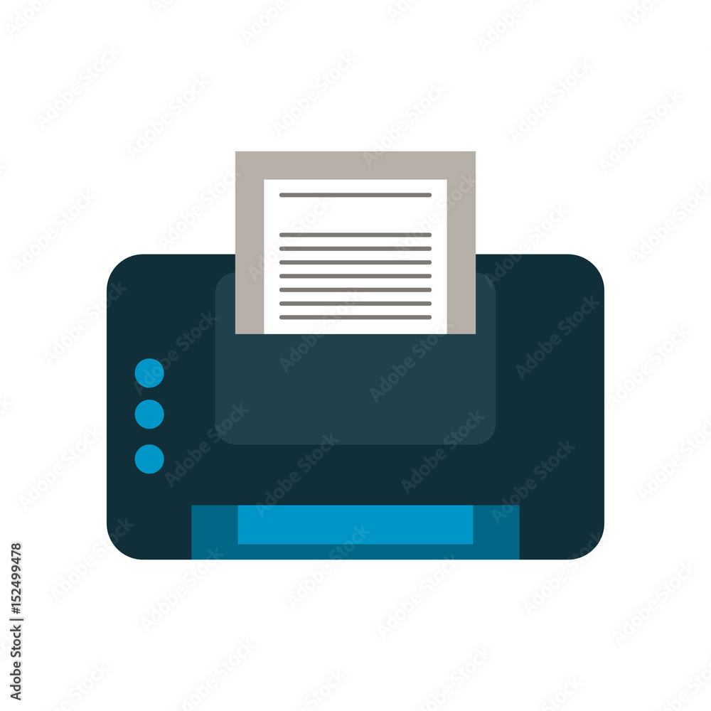 printer printing icon image vector illustration design printer printing icon image vector illustration design