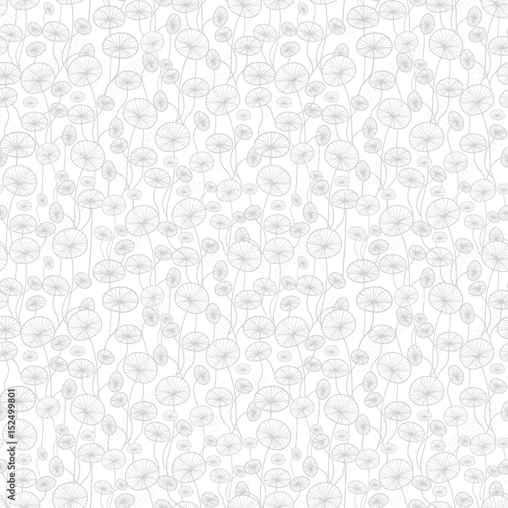 Vector silver grey and white underwater seaweed plant texture drawing seamless pattern background. Great for subtle, botanical, modern backgrounds, fabric, scrapbooking, packaging, invitations. Vector silver grey and white underwater seaweed plant texture drawing seamless pattern background. Great for subtle, botanical, modern backgrounds, fabric, scrapbooking, packaging, invitations.