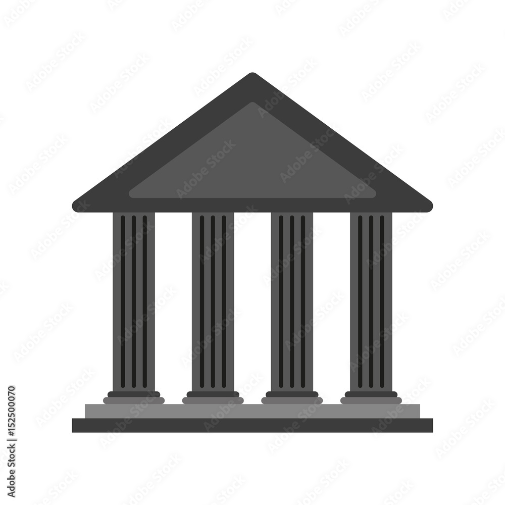 ancient greek building icon image vector illustration design ancient greek building icon image vector illustration design