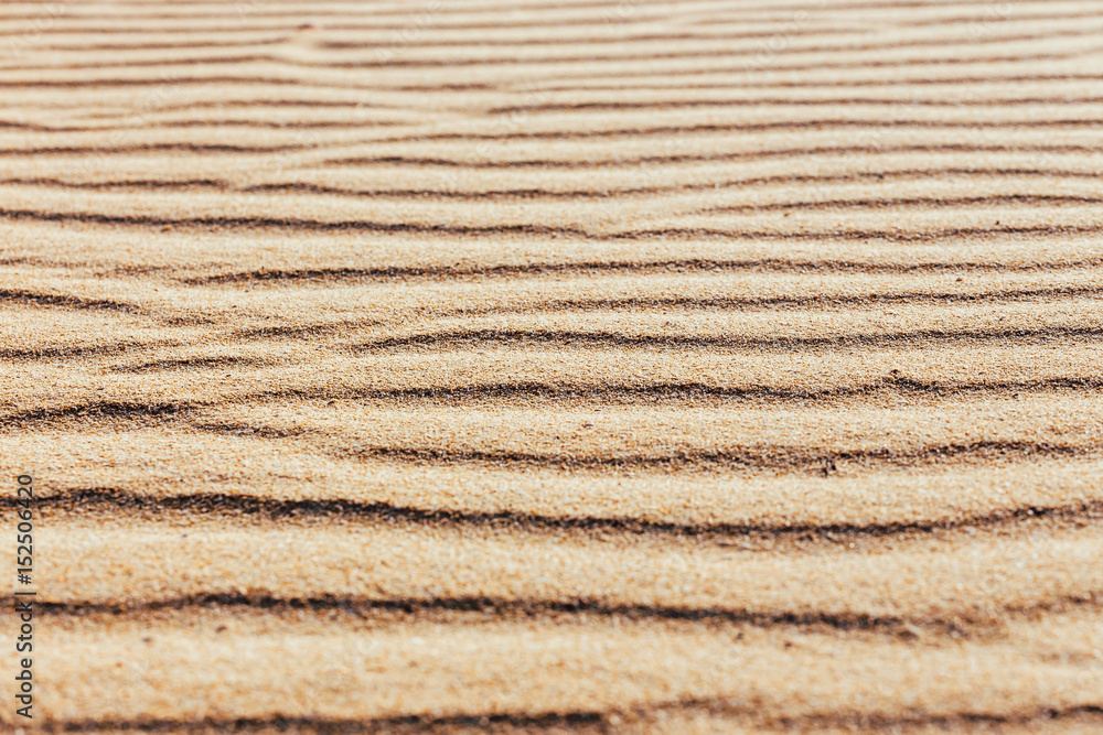 Lines in the sand of a beach, close up Lines in the sand of a beach, close up