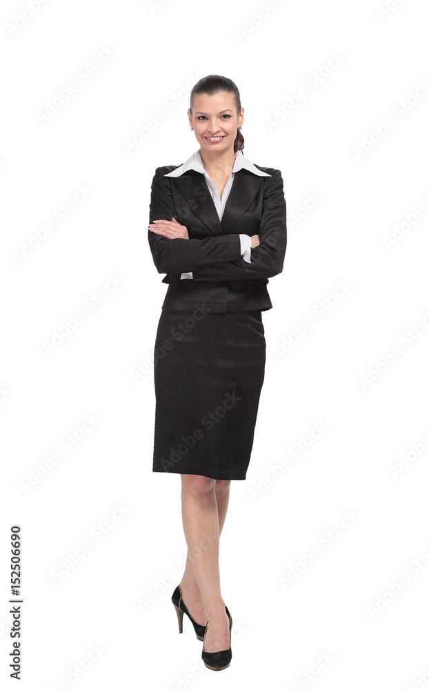 Portrait of businesswoman isolated on white background Portrait of businesswoman isolated on white background