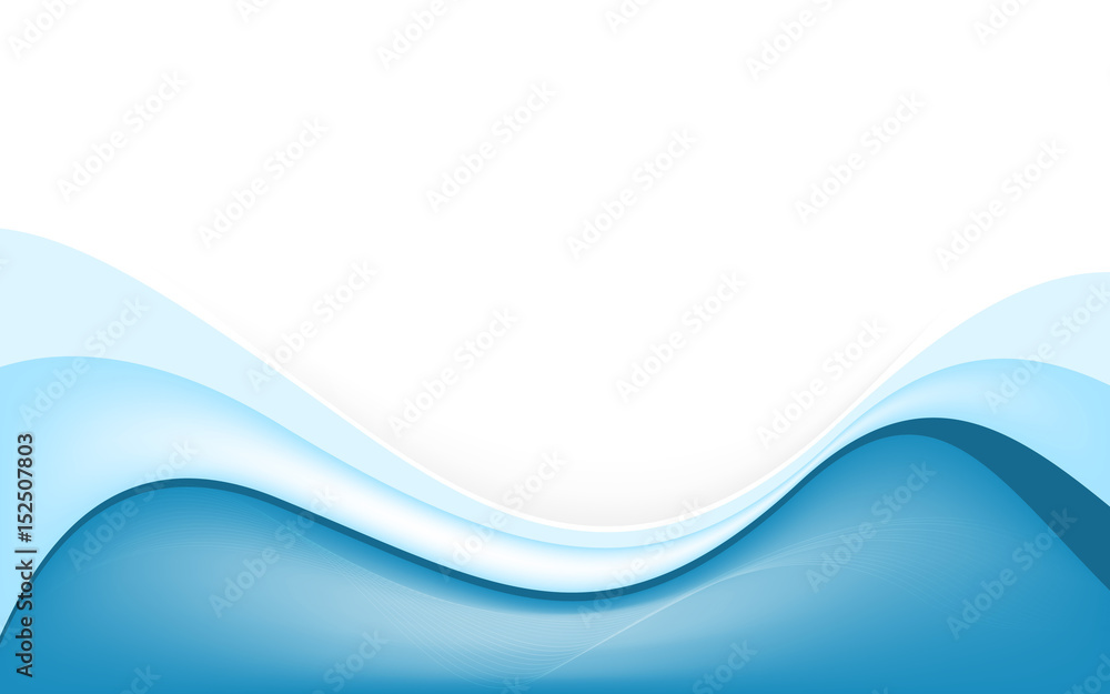 Abstract blue waves - data stream concept. Vector illustration Abstract blue waves - data stream concept. Vector illustration
