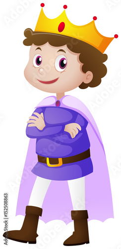 Prince in blue costume
