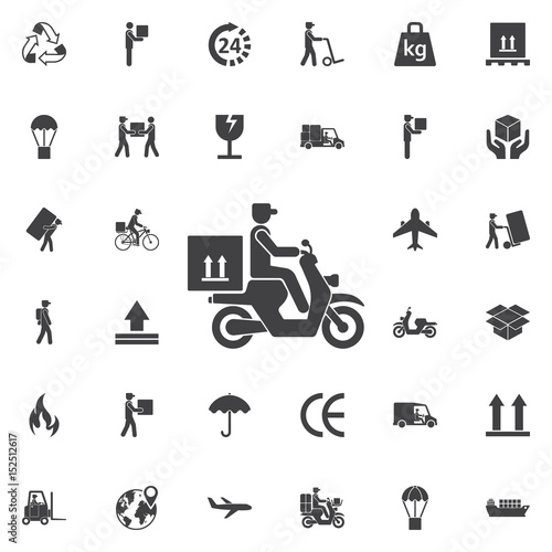 delivery moped icon