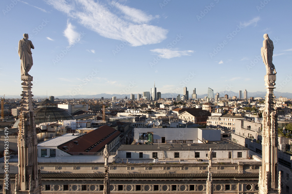 Milano dalle terrazze del Duomo