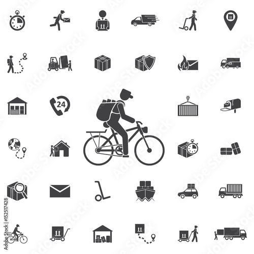 Newspaper dlivery icon